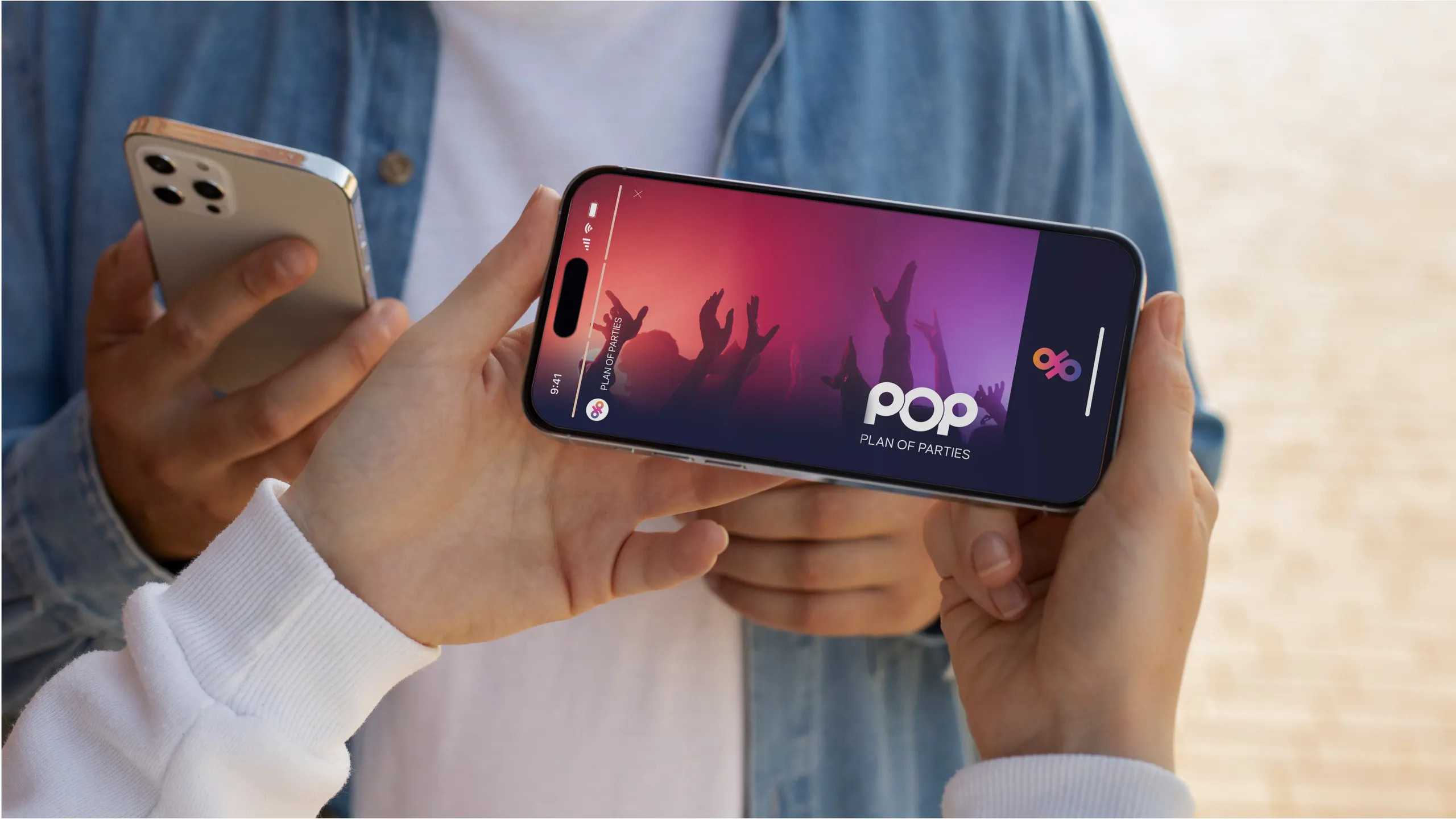 POP (Plan of Parties) brand identity